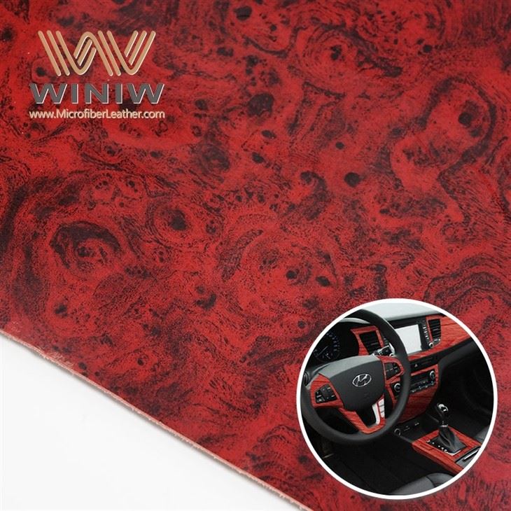 1.4mm Easy Care Microfiber Synthetic PU Car Interiors Tessut tal-ġilda