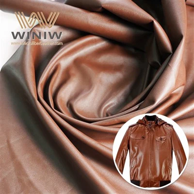 Fashion Micro Fiber PU Materjal tal-ħwejjeġ tal-ġilda artifiċjali